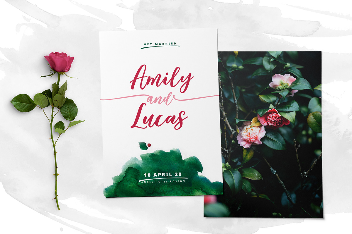 Blukade Handwritten Font preview 2