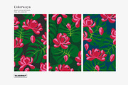 Bold Tropical Floral Pattern, a Pattern Graphic by likorbut (Thumbnail 7 of 15)