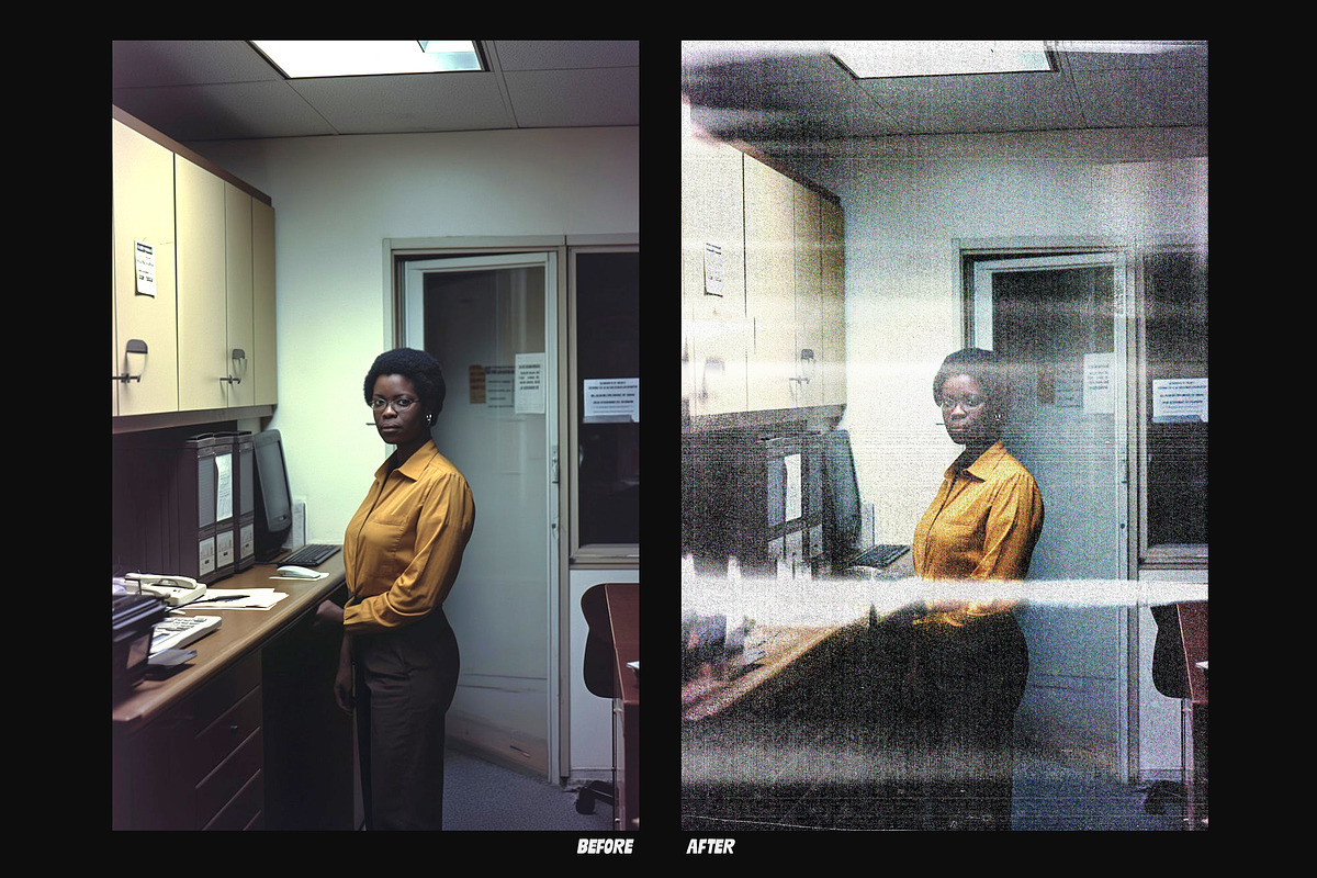 Old Printer Scan Distortion Effect, a Layer Style Add-On by smishura