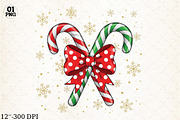 Christmas Clock PNG Sublimation, an Illustration by Libby Wishes (Thumbnail 1 of 5)