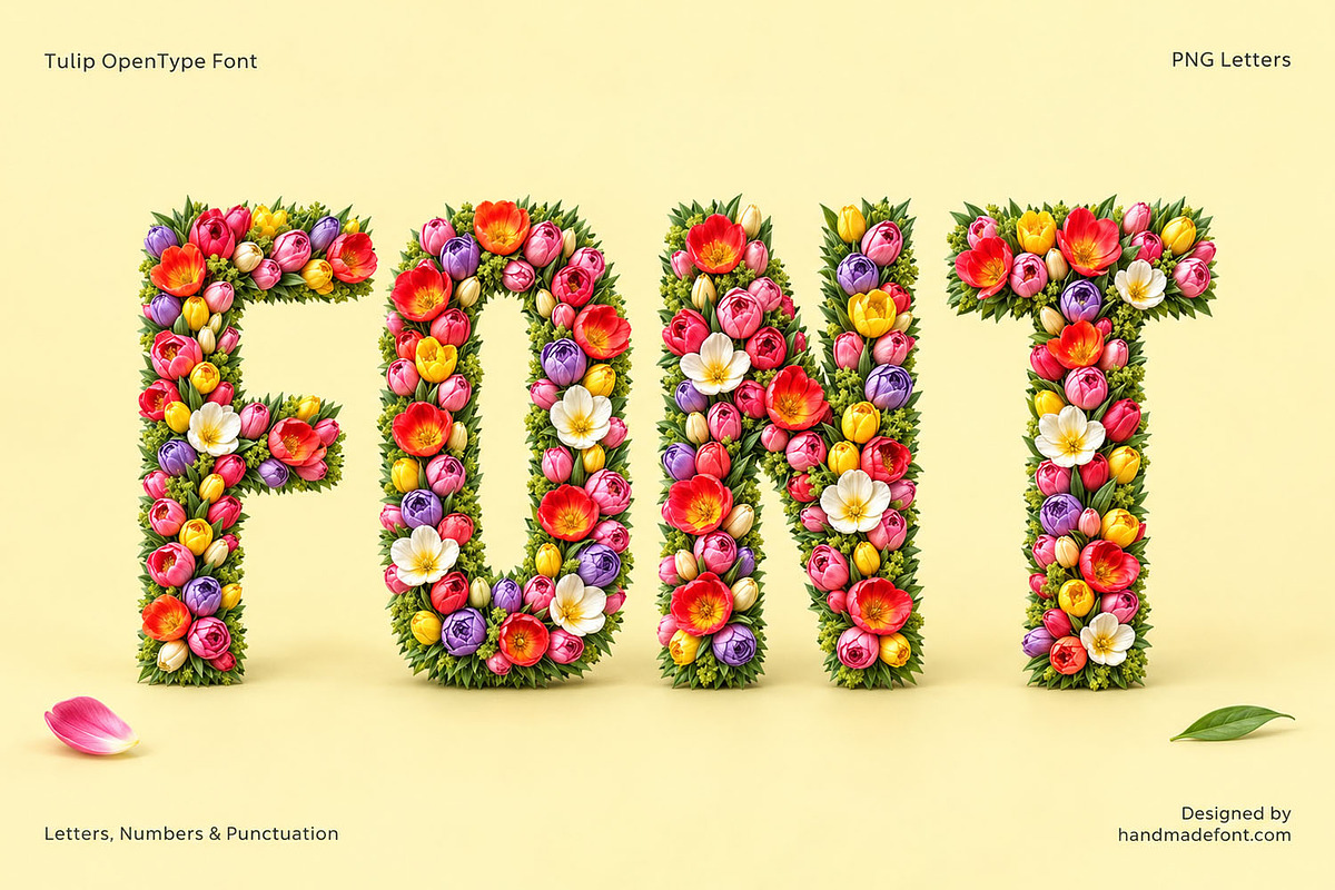 Tulip Font, a Serif Font by Handmadefont (Photo 1 of 15)