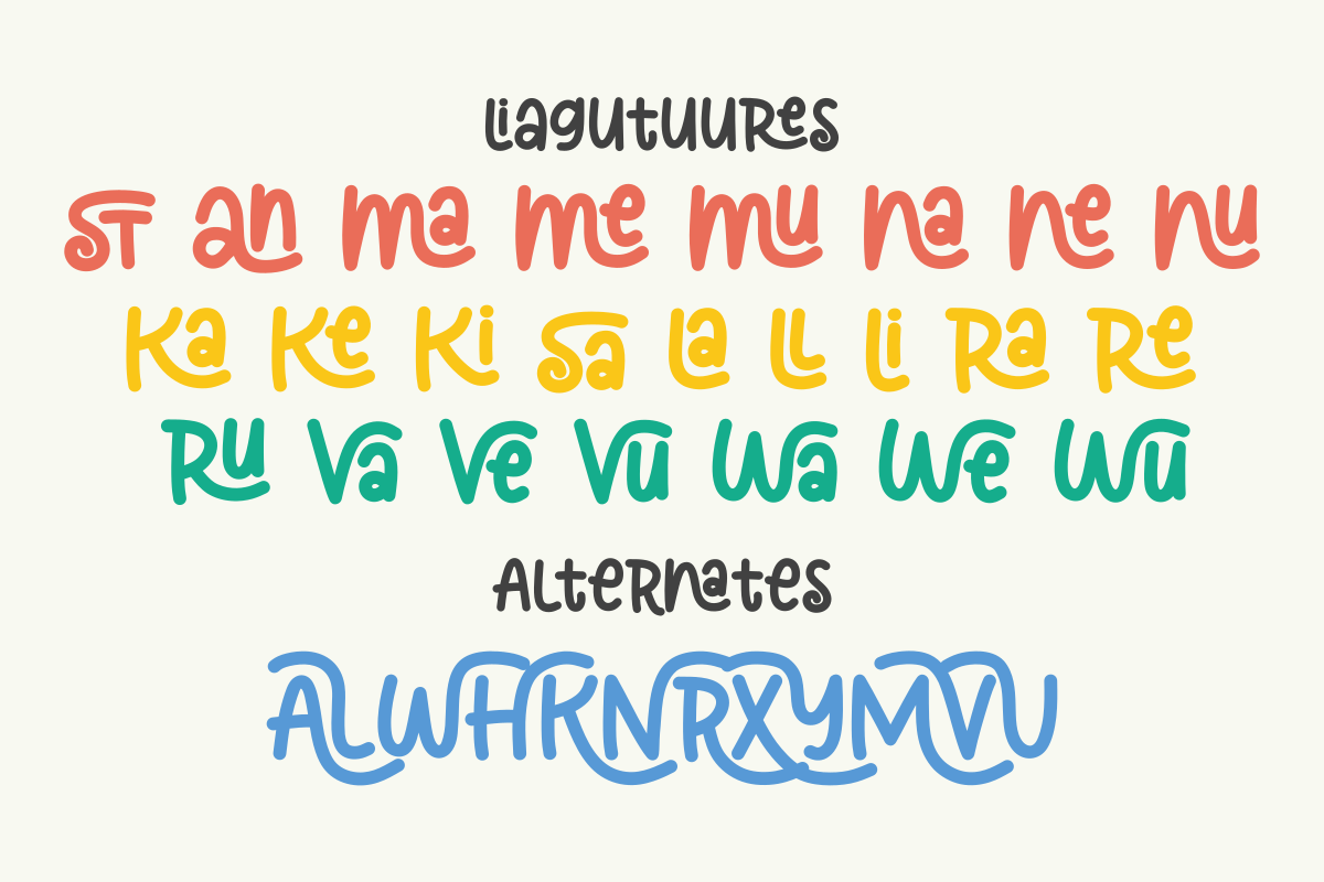 Handmade Christmas - Display Font, a Handwritten Font by SaktiAvellin (Photo 9 of 10)