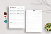 Editable Dream Journal Planner, a Stationery Template by Mazharul Islam (Thumbnail 1 of 3)