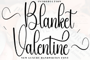 Blanket Valentine, a Handwritten Font by FreshTypeINK (Thumbnail 1 of 8)