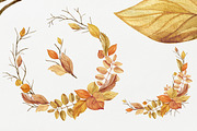Warm Autumn. Watercolor DIY Pack, an Illustration by NataliVA (Thumbnail 2 of 5)