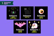 Fun Halloween Vector set, a Social Media Template by Delphine Meier (Thumbnail 4 of 4)