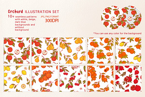 Orchard Illustration Set