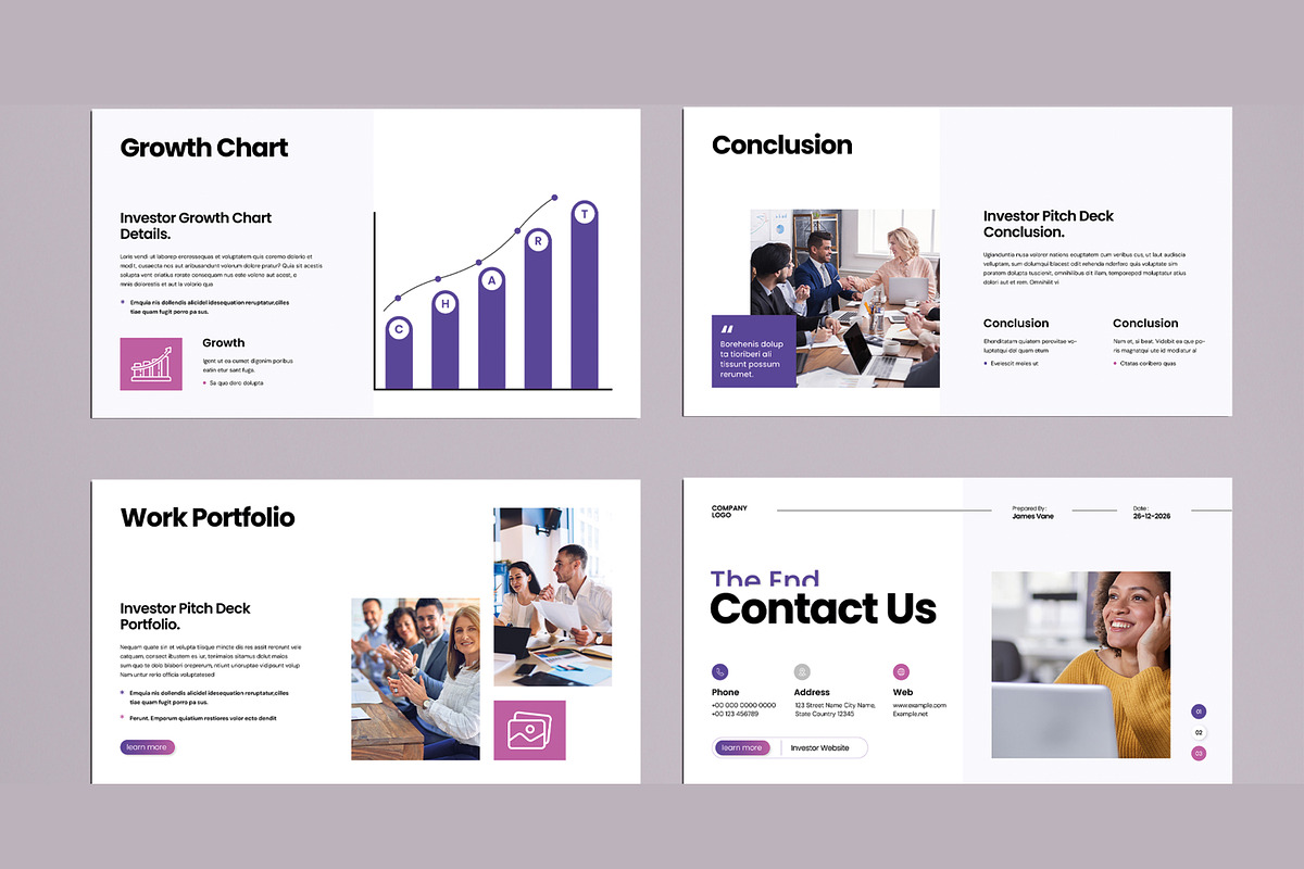 Investor Pitch Deck Presentation, a Presentation Template by MightyDesign (Photo 5 of 8)