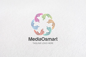 Premium Media O Smart Logo Templates