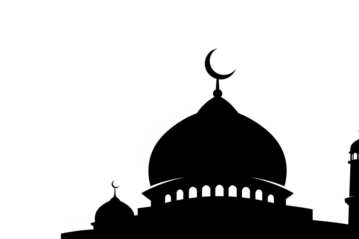 Beautiful Ramadan mosque silhouette, an Illustration by Amazin_art (Photo 25 of 31)