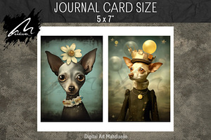 Printable Surreal Cute Dog