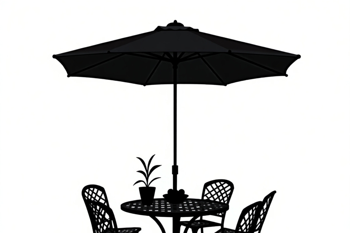 Table Umbrella Beach Silhouette, an Illustration by Amazin_art (Photo 2 of 13)