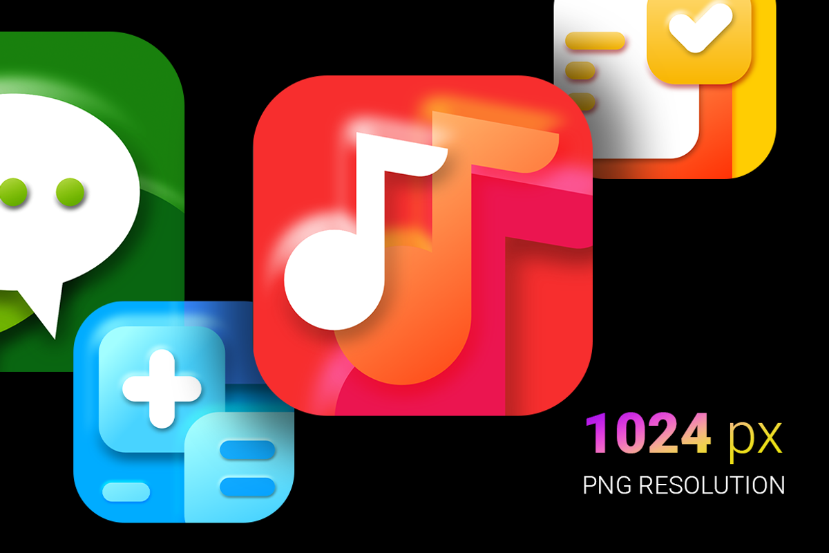 iOS 14 App Icons | bright colors, an Icon by wowomnom (Photo 3 of 3)