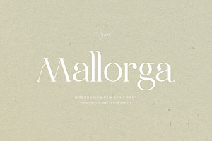 Mallorga A Modern Serif Font