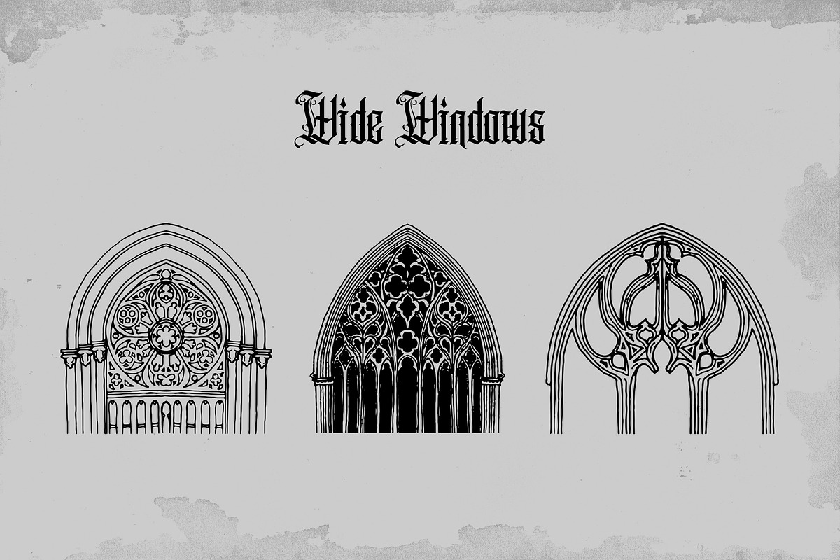 Gothic Windows, an Object Graphic by Norse Moss (Photo 5 of 6)