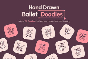 Ballet Hand Drawn Icon, an Outline Icon by Vectors Market