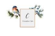 Watercolor Vintage Comfort Christmas, an Illustration by Creative Art (Thumbnail 8 of 10)