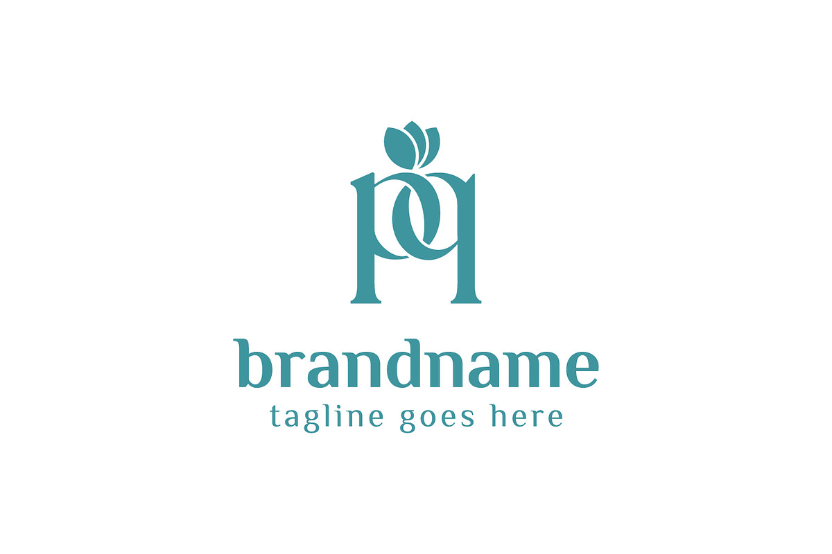 Letters PQ Beauty Lowercase Logo, a Branding & Logo Template by Pray Art Design Studio