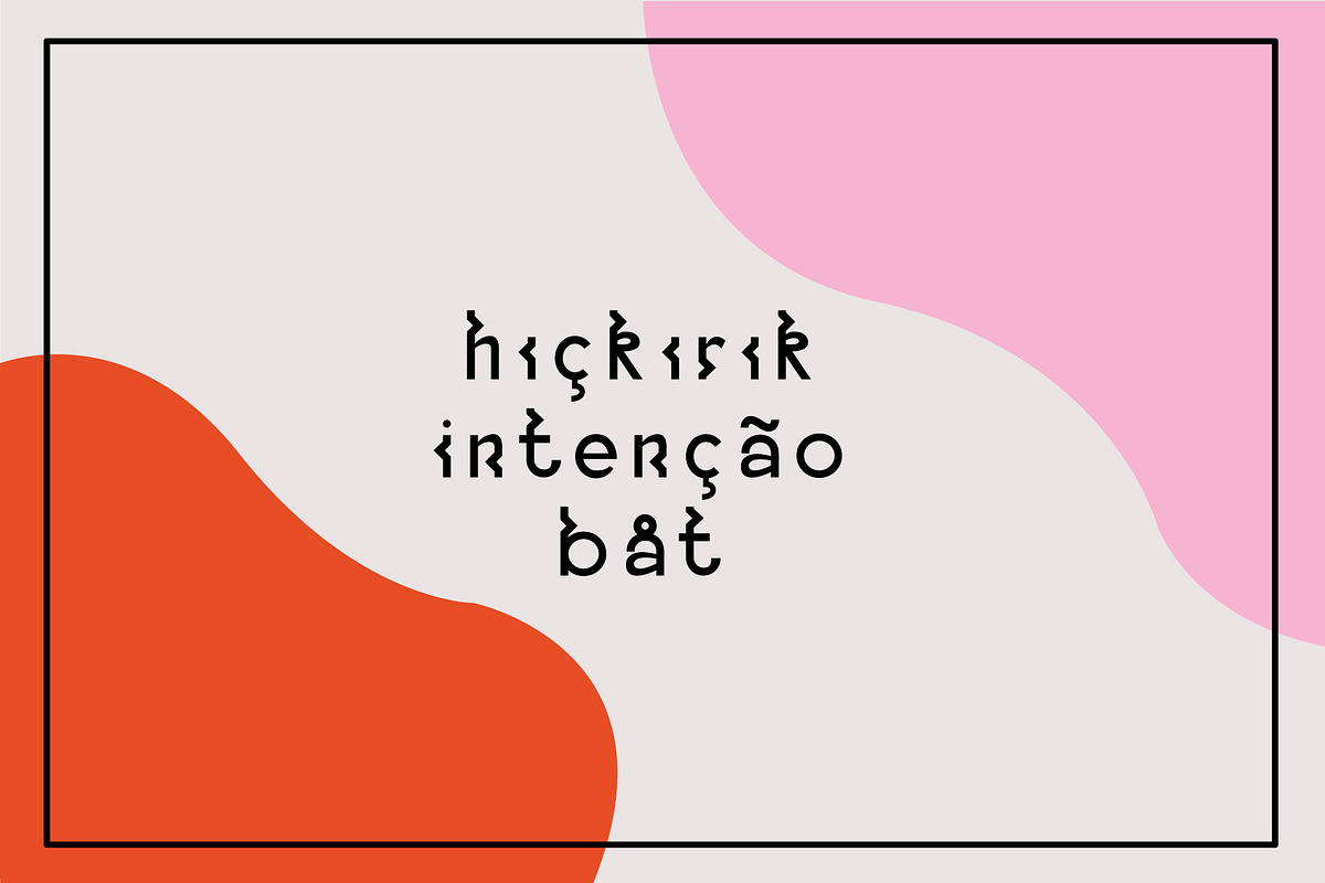 Ponte Glitch Font preview 4