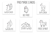 Woodland scandi animals, an Animal Illustration by cutelevindesign (Thumbnail 6 of 9)
