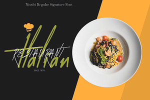 Nissibi Regular Signature Font