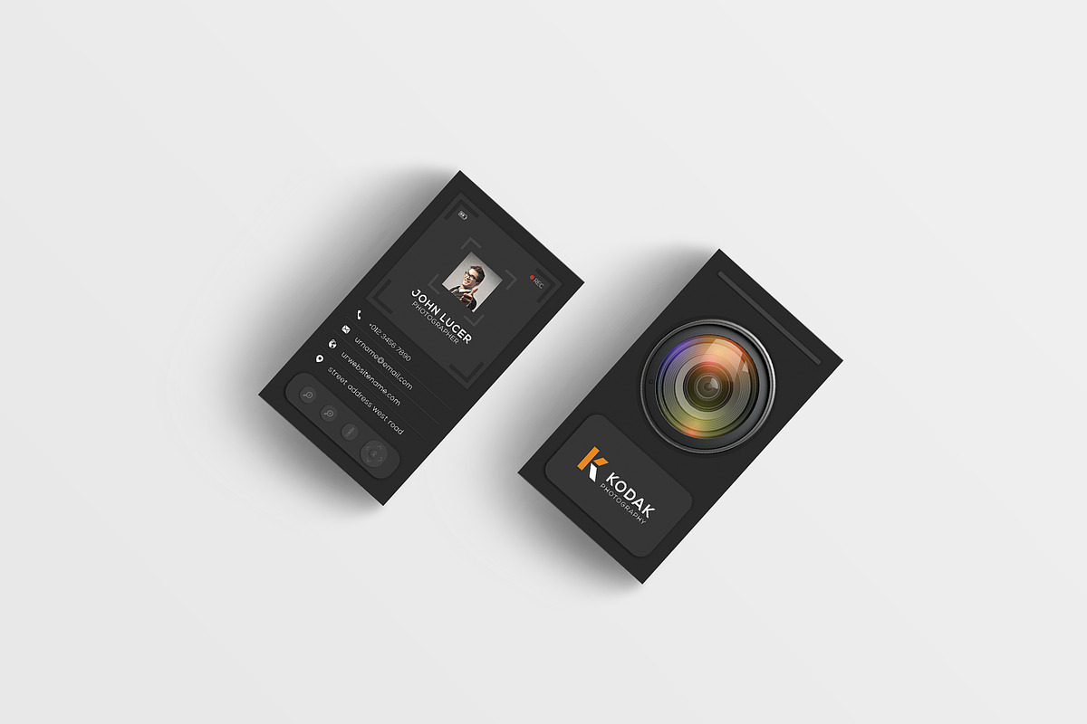 Portrait Photography Business Card, a Business Card Template by Creative_Arts (Photo 3 of 4)