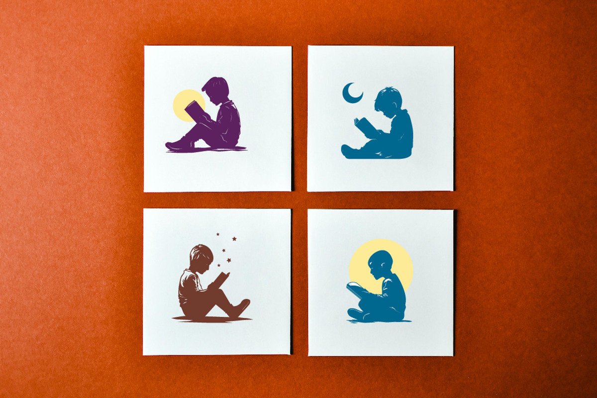 11 Boy Reading Book on The Floor, an Illustration by jongcreative (Photo 3 of 4)
