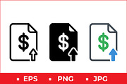 Finance Growth Icons, a Solid Icon by Artonix (Thumbnail 1 of 2)