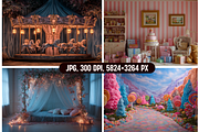 Birthday Girl-themed Photo Backdrops, a Background Graphic by PrintHaven Designs (Thumbnail 7 of 12)