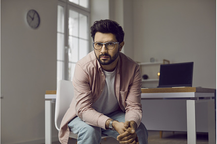 Portrait of serious and confident, a Person Photo by StudioRomantic