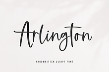 Arlington | Modern Script Font