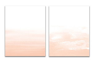 Cream Pink Ombre