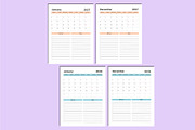 5 Year Monthly Planner 2024-2028 KDP, a Stationery Template by Shumaya (Thumbnail 5 of 6)
