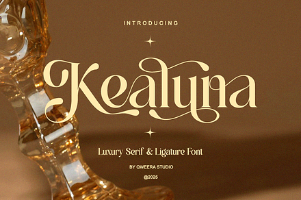 Kealuna - Elegant Luxury Serif Font, a Serif Font by Qweera Studio