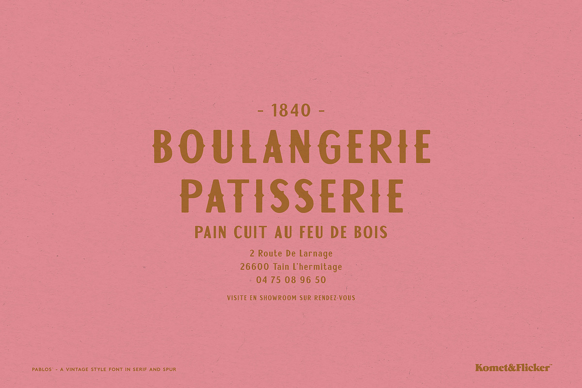 Pablos - Sans & Spur, a Sans Serif Font by Komet & Flicker (Photo 11 of 13)