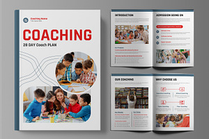 Coaching 28 Day Coach Plan Template, a Brochure Template by MightyDesign