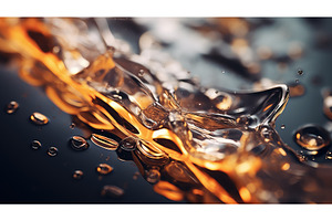 water liquid ice background ai, a Food & Drink Photo by pikepicture
