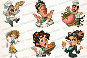 Funny Italian Brainrot Clipart, an Illustration by DreamCafeArt (Thumbnail 2 of 8)