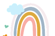 Rainbow set 20 PNG clip art, a Graphic by Favorites_Art (Thumbnail 7 of 9)