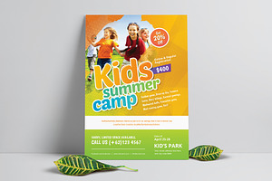 Kids Summer Camp Flyer Template