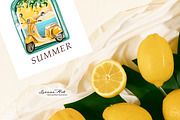 Lemons Clipart Set, a Seasonal Illustration by Leonaa art (Thumbnail 8 of 11)