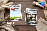 Front Page Newspaper Template, a Magazine Template by ZoloDesignHub (Thumbnail 3 of 7)