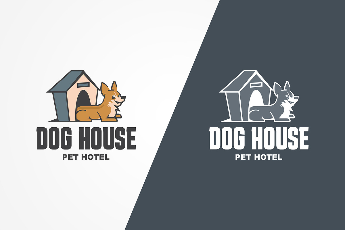 Dog House Logo Template, a Branding & Logo Template by floringheorghe (Photo 2 of 2)