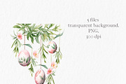 Easter egg border clipart, an Object Graphic by MyLittleMeow (Thumbnail 3 of 7)