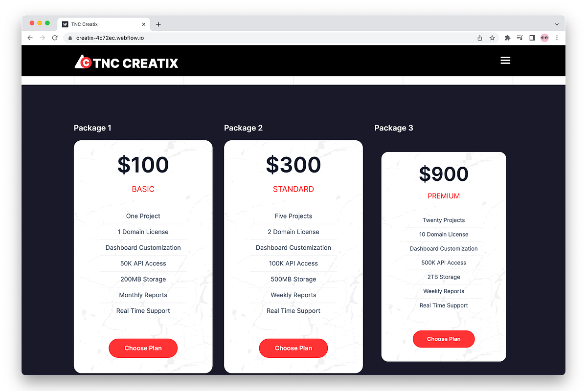 TNC Creatix Agency Webflow Template, a HTML Template by TNCFlow (Photo 10 of 10)
