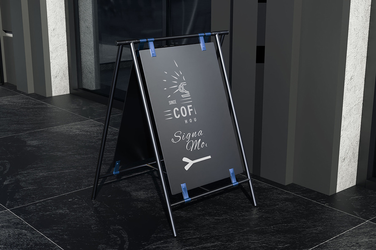 Signage Mockup, an Advertising Mockup by Artlogs (Photo 2 of 2)
