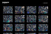 CHROMATIC - Liquid metal backgrounds, a Texture Graphic by RAWSTR (Thumbnail 3 of 9)