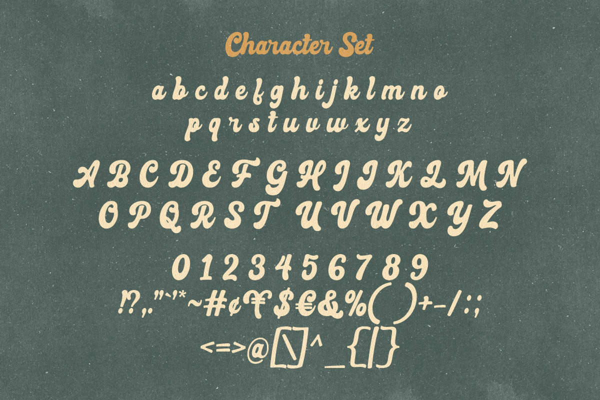 Rodeos - Retro Bold Script Font, a Script Font by HansCo Studio (Photo 7 of 7)