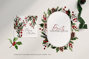 Watercolor clipart -Warmth Christmas, an Illustration by Beigetime (Thumbnail 7 of 9)