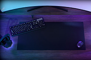 Gaming Room Desk Mat Mockup, a Wearable Device Mockup by McLittle Stock (Thumbnail 2 of 2)